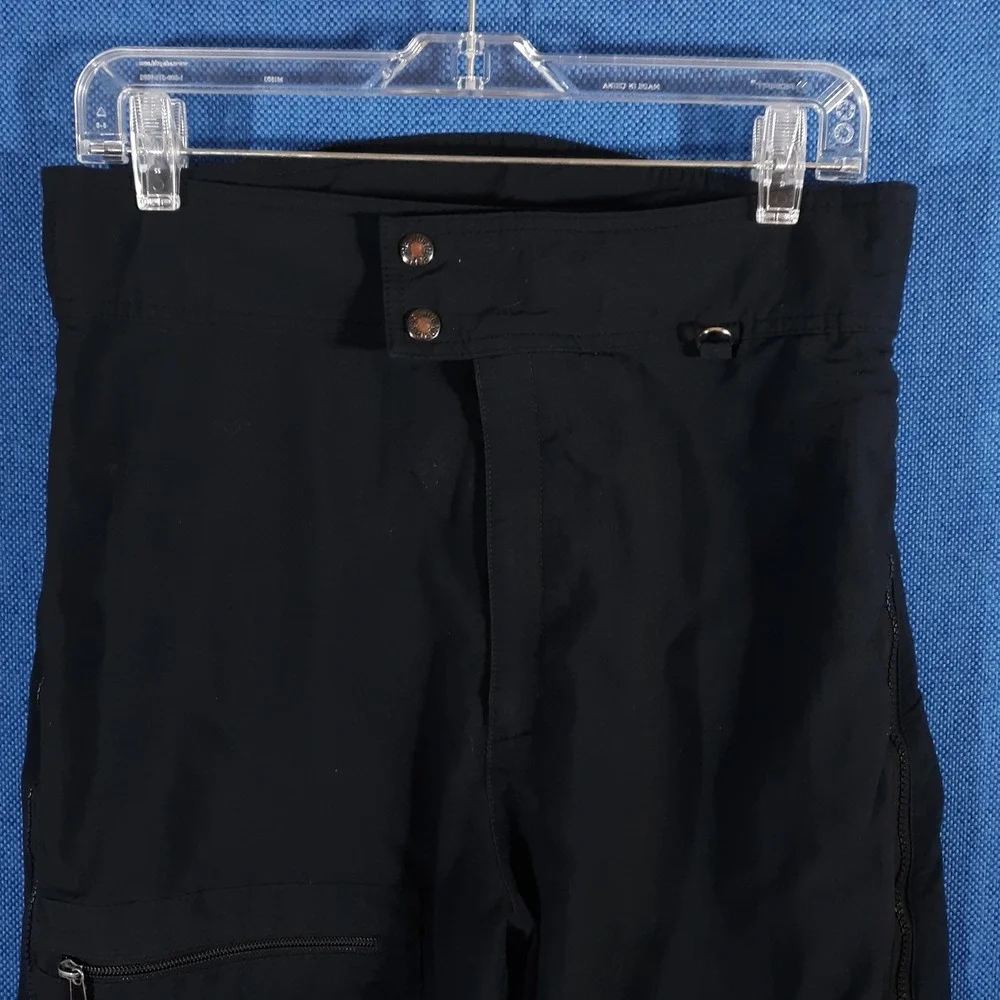 Vintage 1990s The North Face Goretex Ski Pants Vertical Size Medium Black Nylon